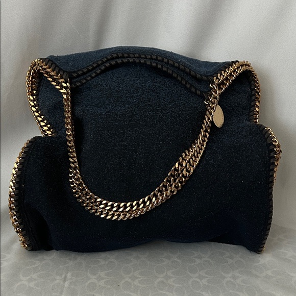 Stella McCartney Authenticated Large Falabella Ombre Blue Wool Tote Bag Purse 🌺🌺 - Picture 3 of 13